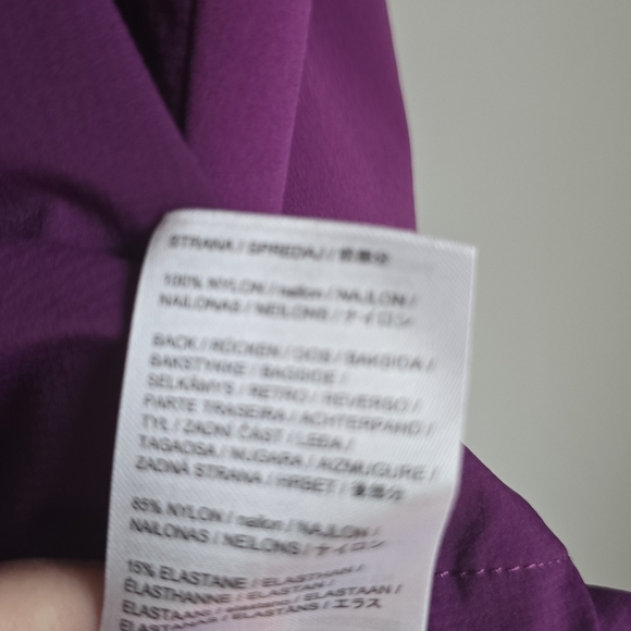 J. Lindeberg, New, Men's Dean Golf Purple Packlight Windproof Vest, Size XL - Picture 7 of 11